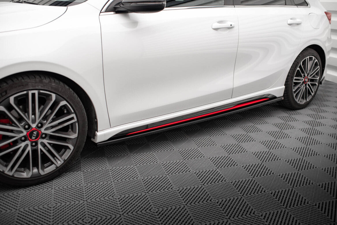 Mittlerer Cup Diffusor Heck Ansatz für Kia Ceed GT Maxton Design