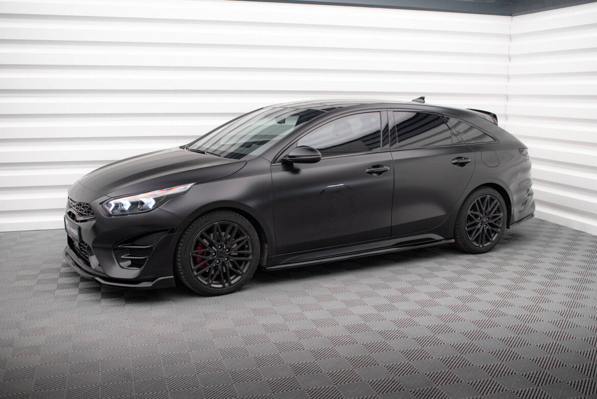 Seitenschweller Ansatz Cup Leisten für Kia Proceed GT Facelift Maxton Design