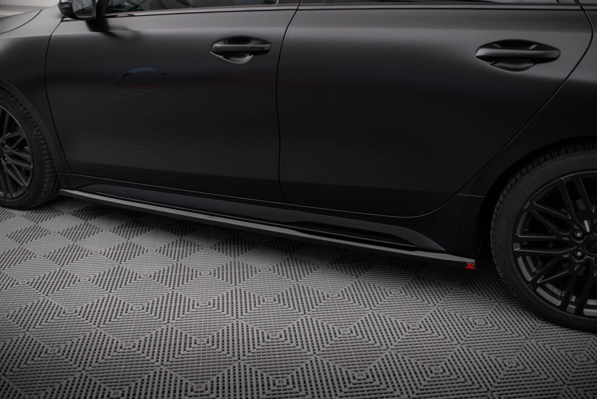 Seitenschweller Ansatz Cup Leisten für Kia Proceed GT Facelift Maxton Design
