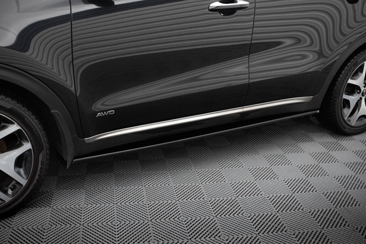 Seitenschweller Ansatz Cup Leisten für Kia Sportage GT-Line Maxton Design