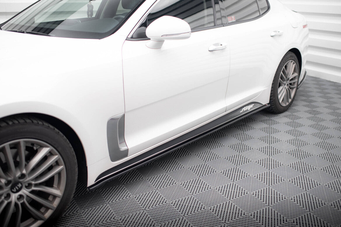Seitenschweller Ansatz Cup Leisten für Kia Stinger GT / GT-Line Maxton Design