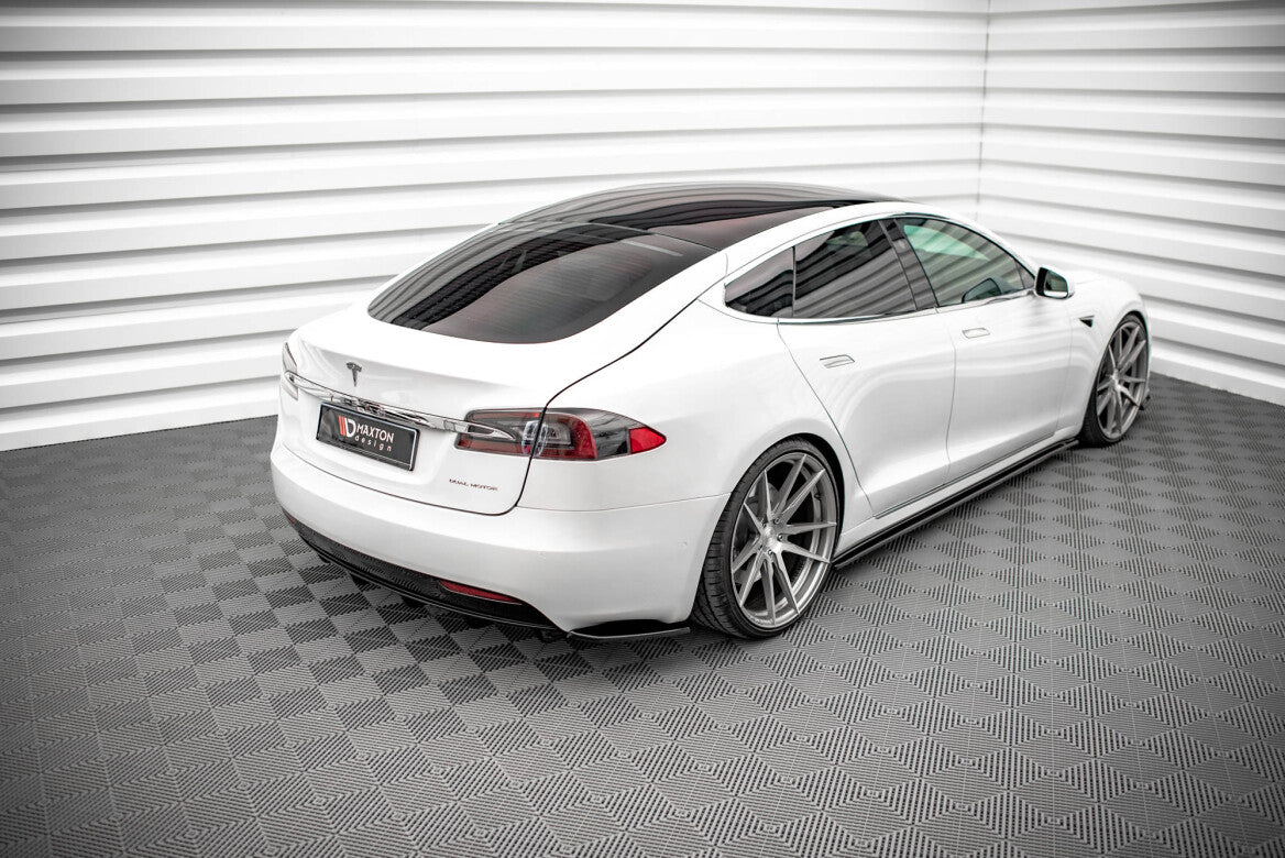 Seitenschweller Ansatz Cup Leisten für Tesla Model S FL Maxton Design