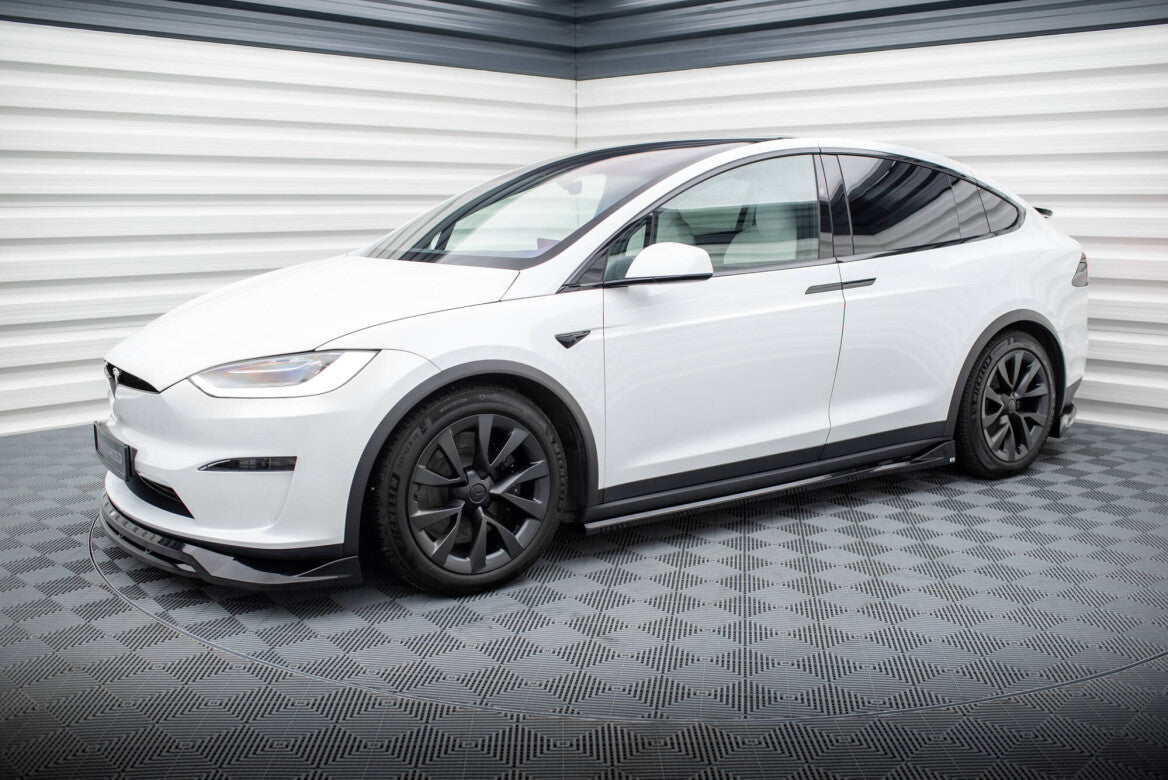 Seitenschweller Ansatz Cup Leisten für Tesla Model X Mk1 FL Maxton Design