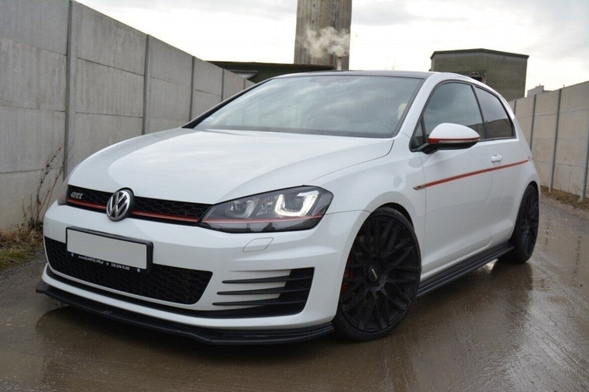 Seitenschweller Ansatz Cup Leisten für VW GOLF 7 GTI PREFACE/FACELIFT Maxton Design