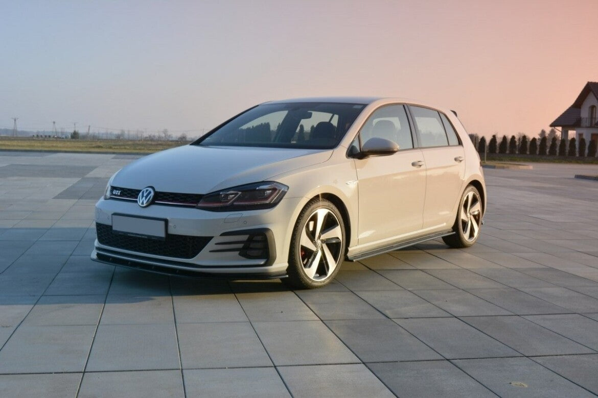 Seitenschweller Ansatz Cup Leisten für VW GOLF 7 GTI PREFACE/FACELIFT Maxton Design