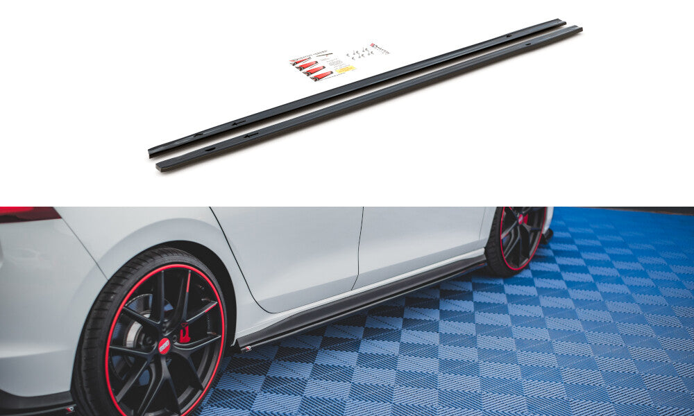 Seitenschweller Ansatz Cup Leisten für VW Golf 8 GTI Maxton Design