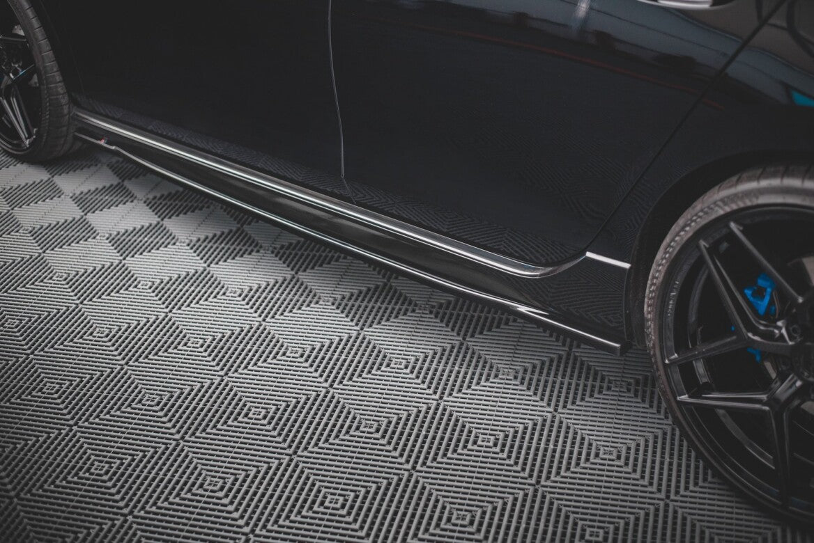 Seitenschweller Ansatz Cup Leisten für VW Golf R Mk8   Maxton Design