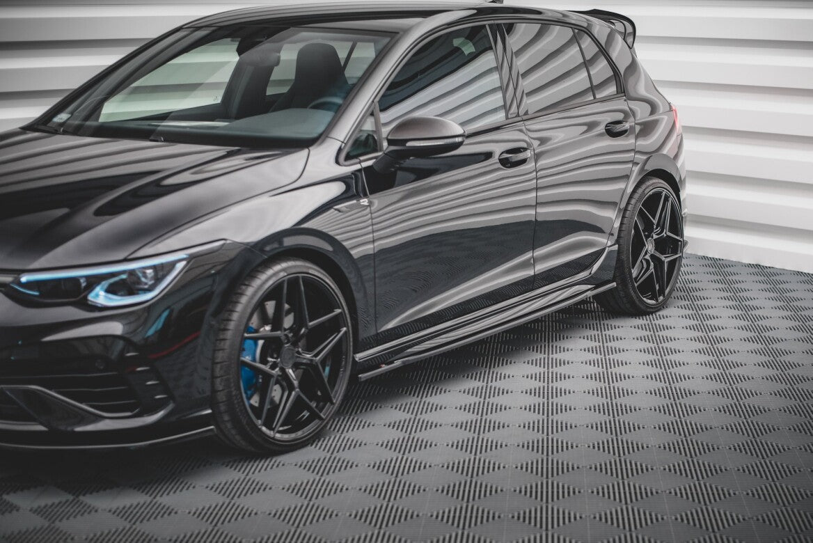 Seitenschweller Ansatz Cup Leisten für VW Golf R Mk8   Maxton Design