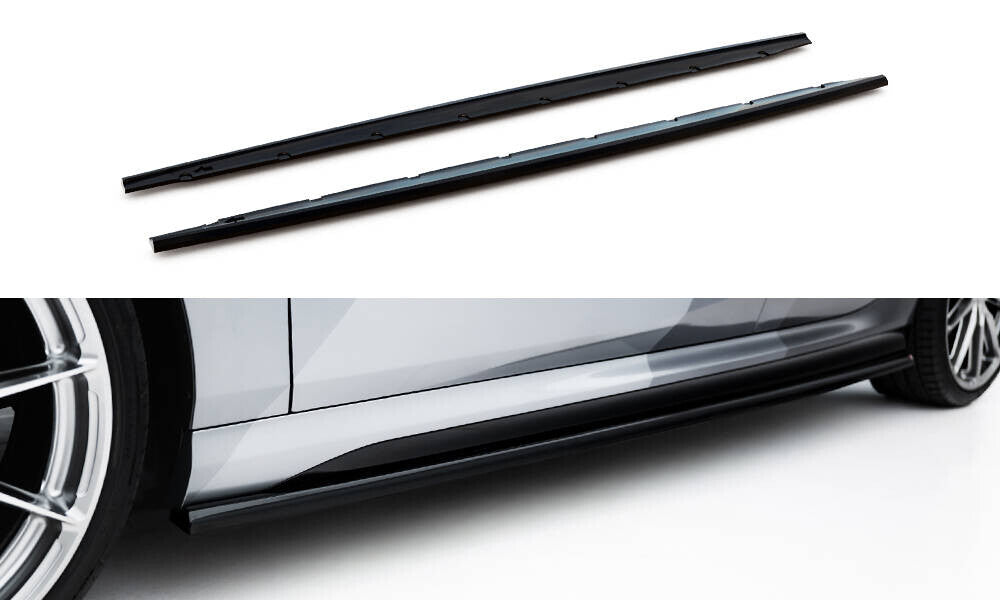Seitenschweller Ansatz Cup Leisten V.1 für BMW M135i / 1 M-Paket F70 Maxton Design