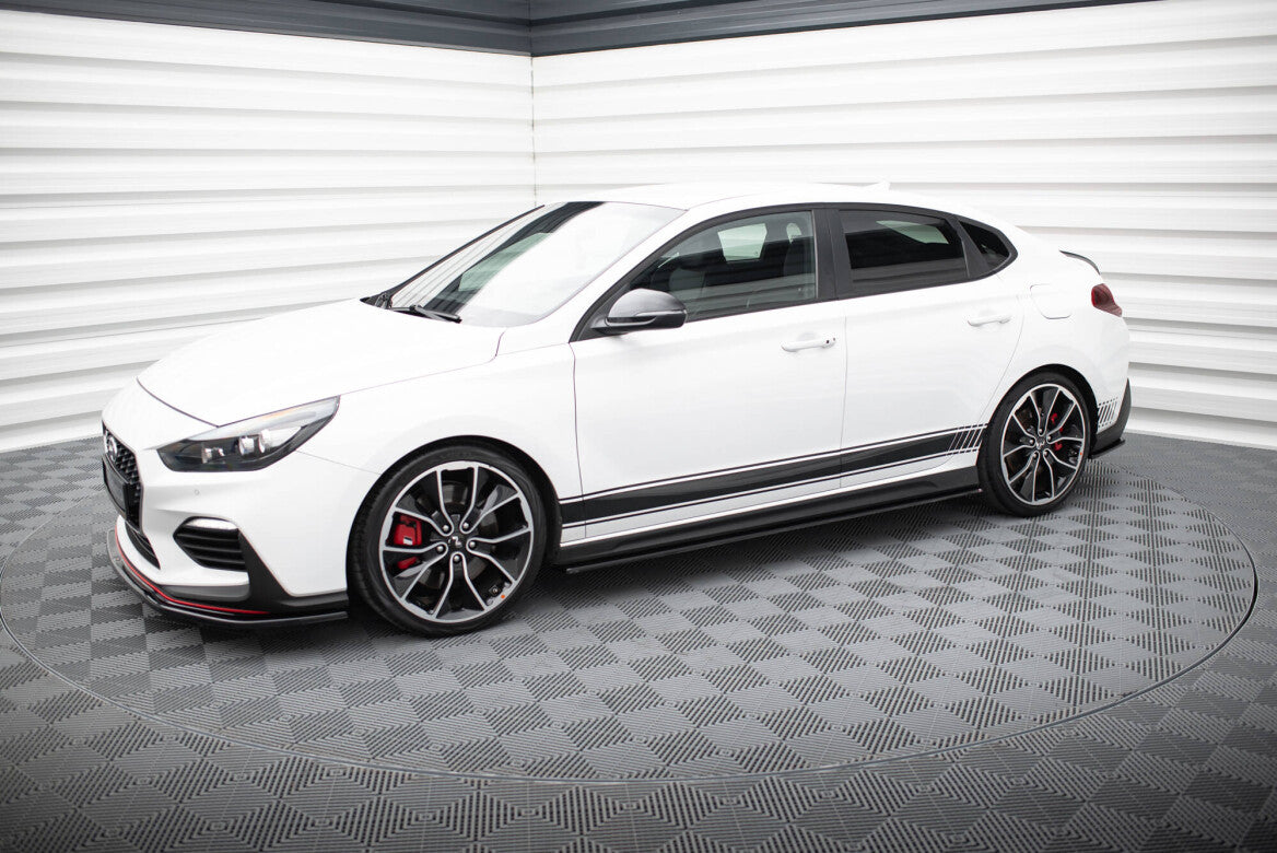 Seitenschweller Ansatz Cup Leisten V.1 für Hyundai I30 N + Facelift Maxton Design