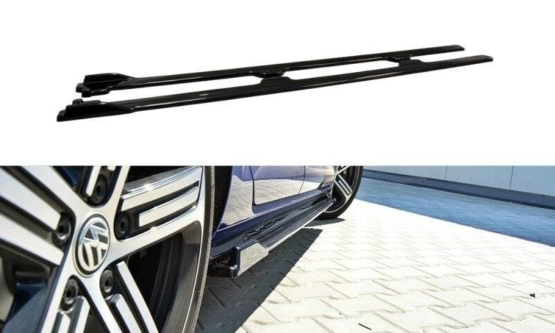 Seitenschweller Ansatz Cup Leisten V.1 für VW Golf 7 R / R-Line Facelift Maxton Design
