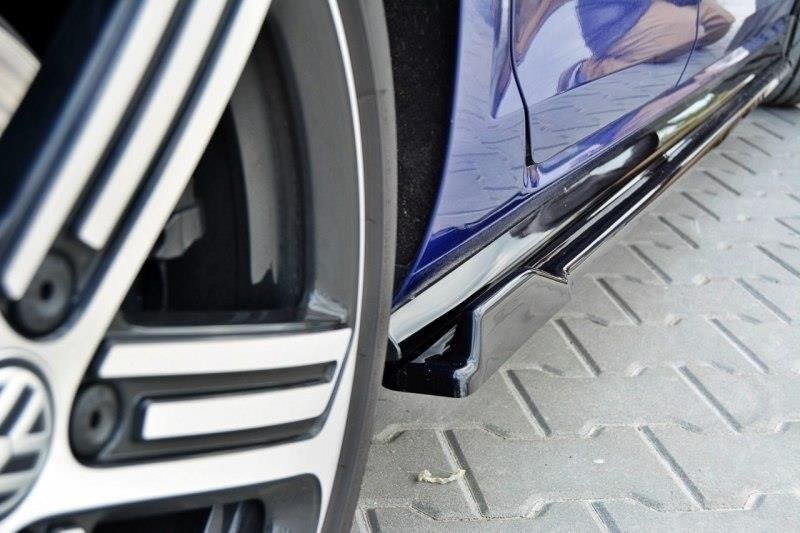 Seitenschweller Ansatz Cup Leisten V.1 für VW Golf 7 R / R-Line Facelift Maxton Design