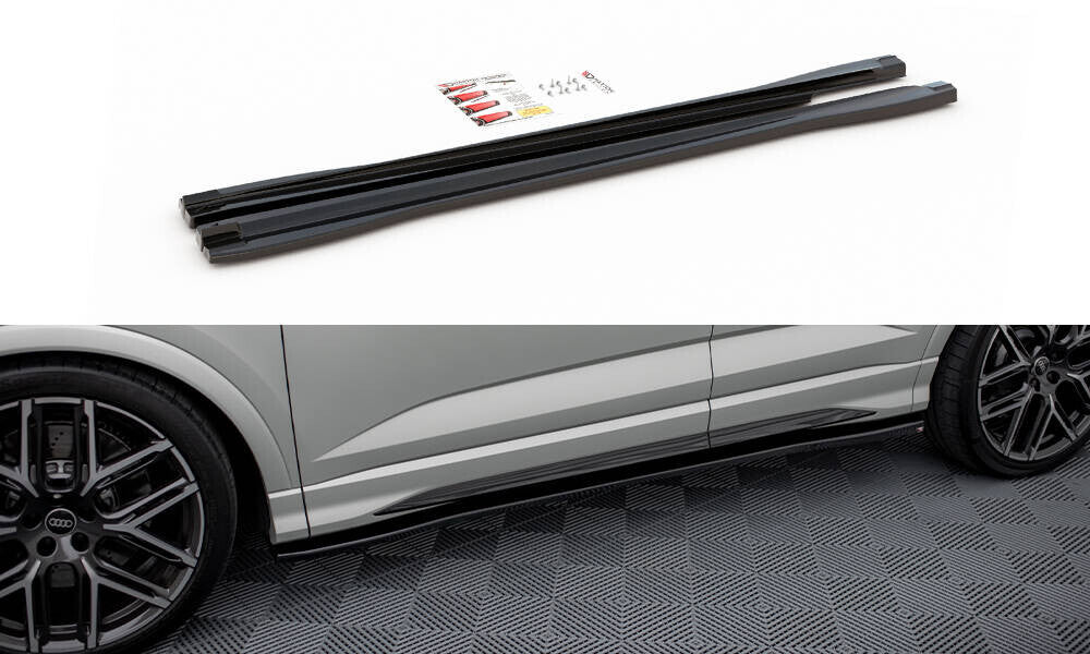 Seitenschweller Ansatz Cup Leisten V.2 für Audi Q3 S-Line / RSQ3 Maxton Design