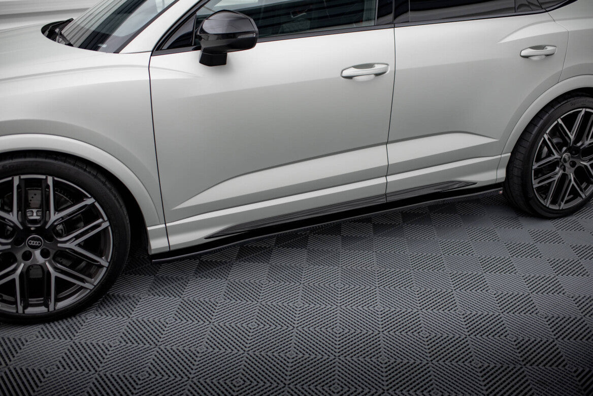Seitenschweller Ansatz Cup Leisten V.2 für Audi Q3 S-Line / RSQ3 Maxton Design