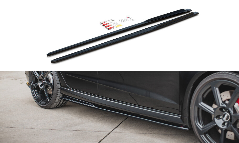Seitenschweller Ansatz Cup Leisten V.2 für Audi RS3 8V Sportback Facelift Maxton Design