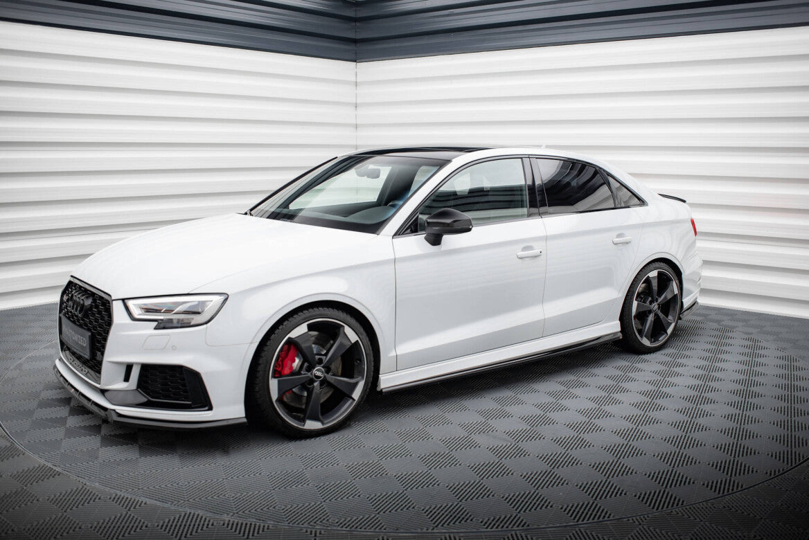Seitenschweller Ansatz Cup Leisten V.2 für Audi RS3 Limousine 8V Facelift Maxton Design