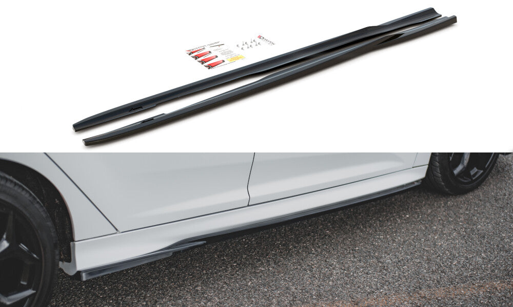 Seitenschweller Ansatz Cup Leisten V.2 für Ford Focus ST Mk3 Maxton Design