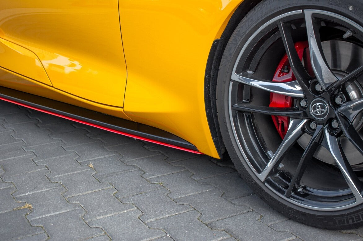 Seitenschweller Ansatz Cup Leisten V.2 für Toyota Supra Mk5 Maxton Design
