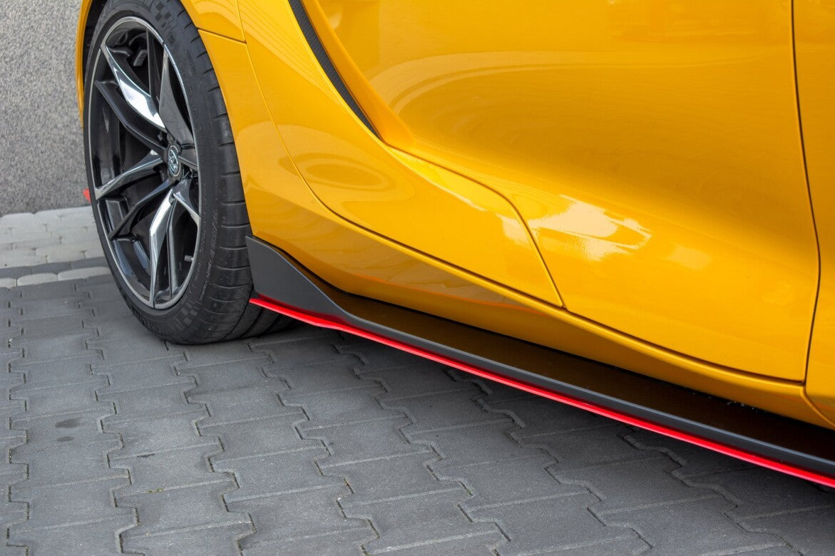 Seitenschweller Ansatz Cup Leisten V.2 für Toyota Supra Mk5 Maxton Design