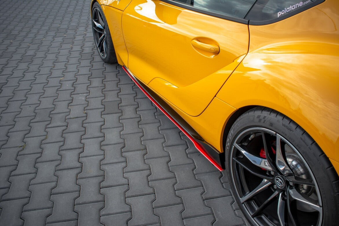 Seitenschweller Ansatz Cup Leisten V.2 für Toyota Supra Mk5 Maxton Design