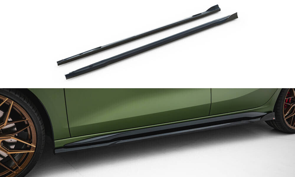 Seitenschweller Ansatz Cup Leisten V.3 für Audi S3 / A3 S-line 8Y Facelift Maxton Design