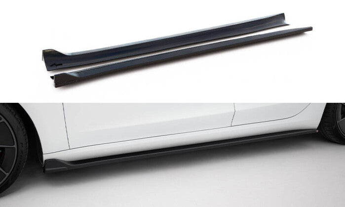 Seitenschweller Ansatz Cup Leisten V.3 für Tesla Model 3 Performance Mk1 FL Maxton Design