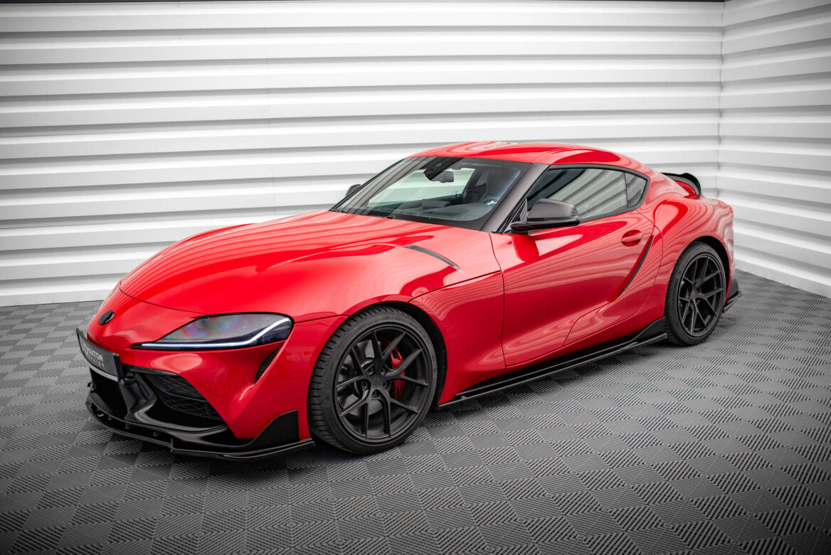 Seitenschweller Ansatz Cup Leisten V.3 für Toyota Supra Mk5 Maxton Design