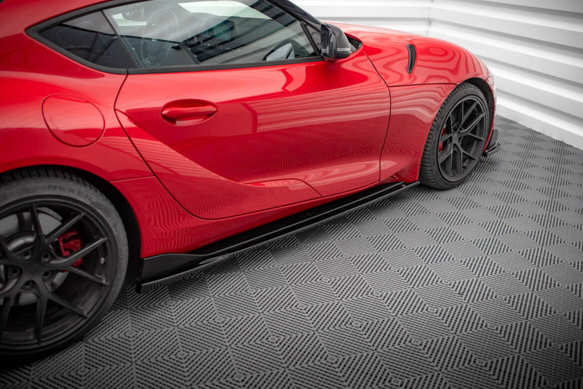 Seitenschweller Ansatz Cup Leisten V.3 für Toyota Supra Mk5 Maxton Design