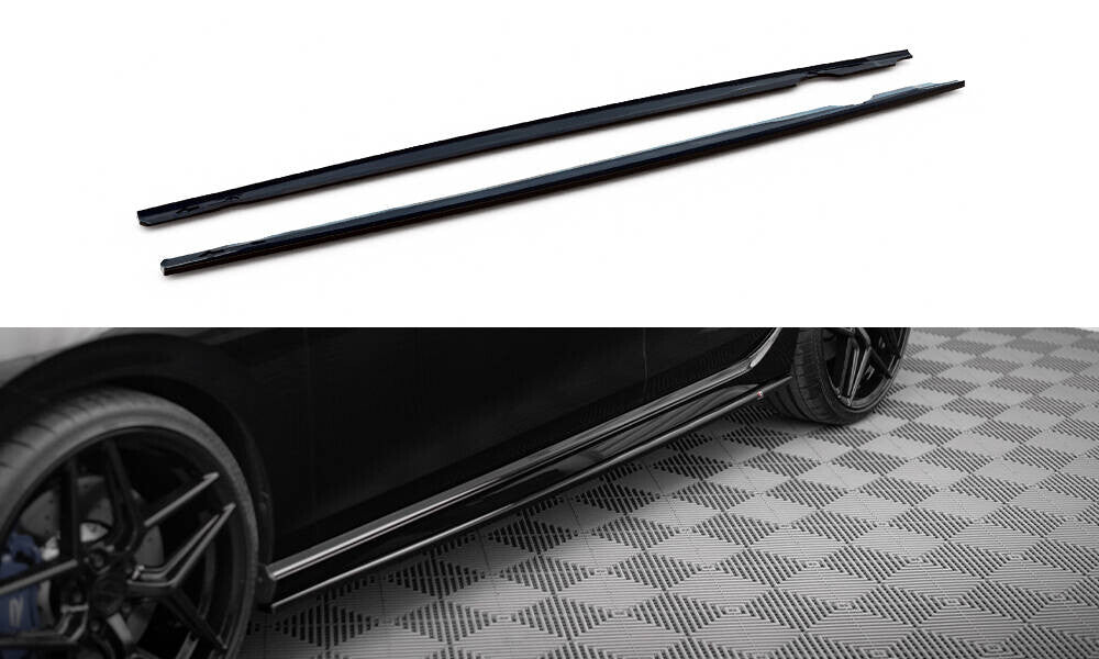 Seitenschweller Ansatz Cup Leisten V.3 für Volkswagen Golf R Mk8   Maxton Design