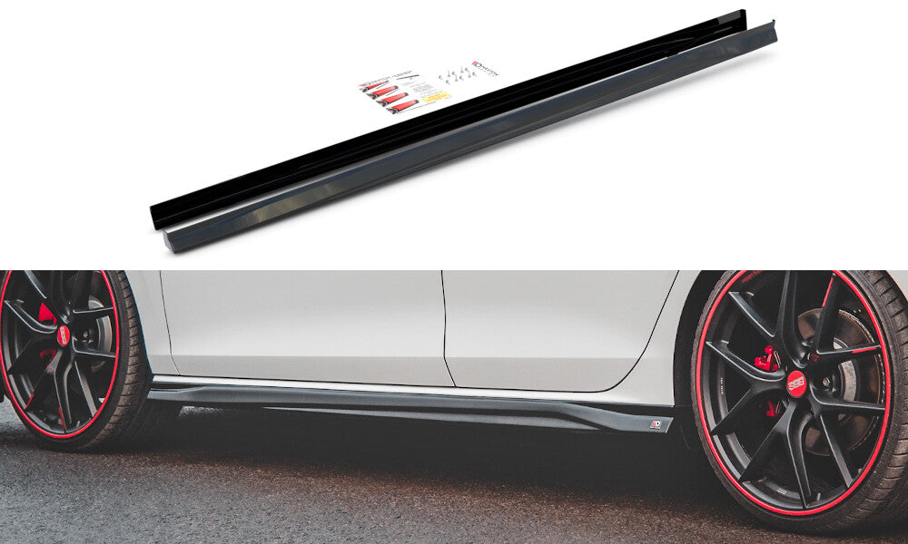 Seitenschweller Ansatz Cup Leisten V.3 für VW Golf 8 GTI Maxton Design
