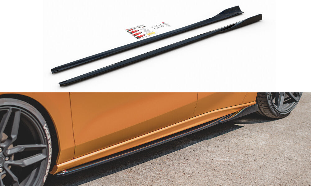 Seitenschweller Ansatz Cup Leisten V.4 für Ford Focus ST / ST-Line Mk4 Maxton Design