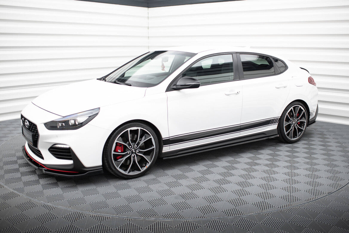 Seitenschweller Ansatz Cup Leisten V.4 für Hyundai I30 N + Facelift Maxton Design