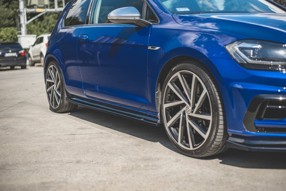 Seitenschweller Ansatz Cup Leisten V.4 für VW Golf 7 R/ R-Line FL Maxton Design