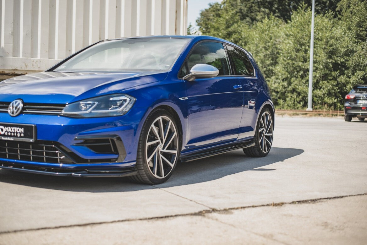 Seitenschweller Ansatz Cup Leisten V.4 für VW Golf 7 R/ R-Line FL Maxton Design