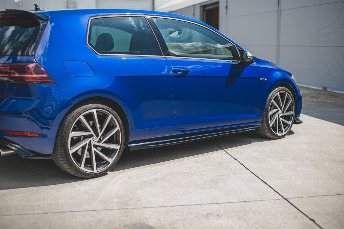 Seitenschweller Ansatz Cup Leisten V.4 für VW Golf 7 R/ R-Line FL Maxton Design