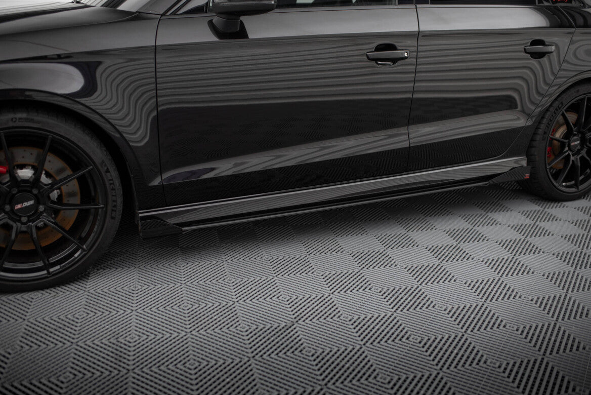 Seitenschweller Flaps für Audi RS3 Limousine 8V Facelift Maxton Design