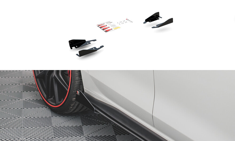 Seitliche Schweller Flaps für VW Golf 8 GTI / GTI Clubsport Maxton Design