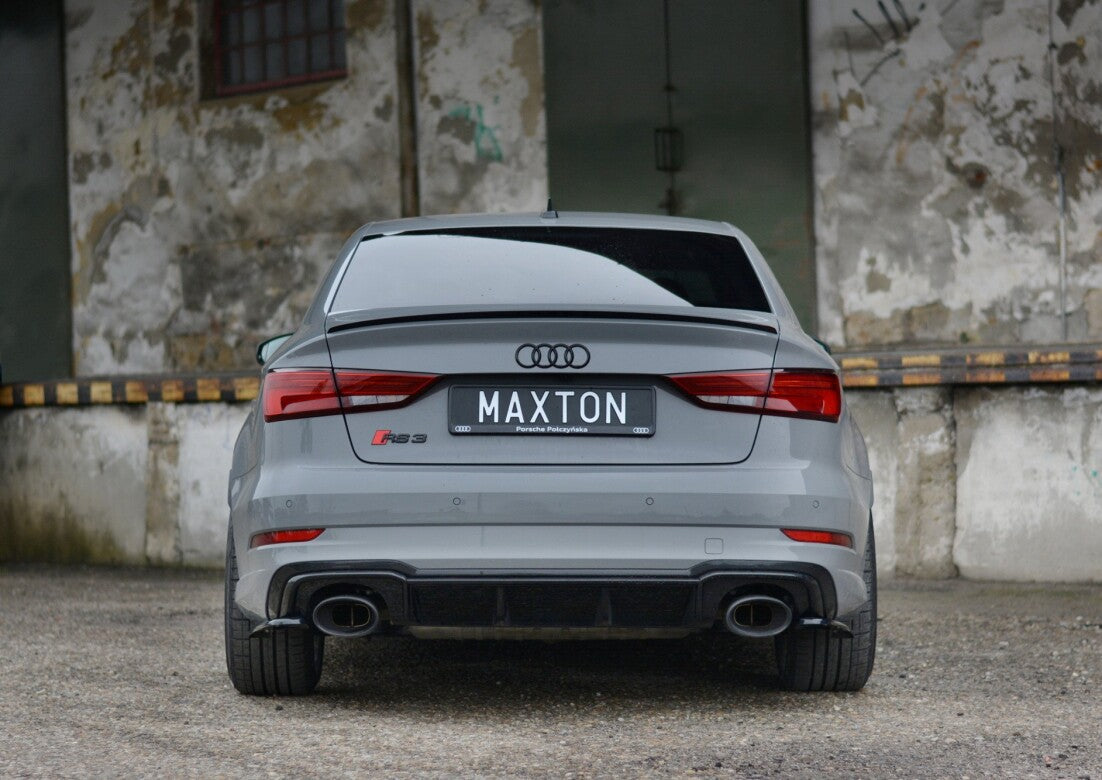 Splitter / Heck Ansatz Diffusor für Audi RS3 8V FL Limousine Maxton Design