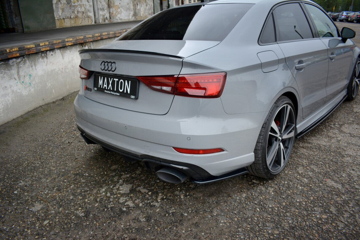 Splitter / Heck Ansatz Diffusor für Audi RS3 8V FL Limousine Maxton Design