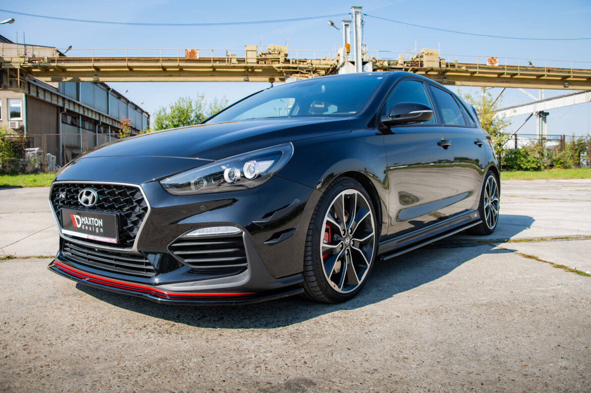 Stoßstangen Flaps Wings vorne Canards für Hyundai I30 N Mk3 Maxton Design
