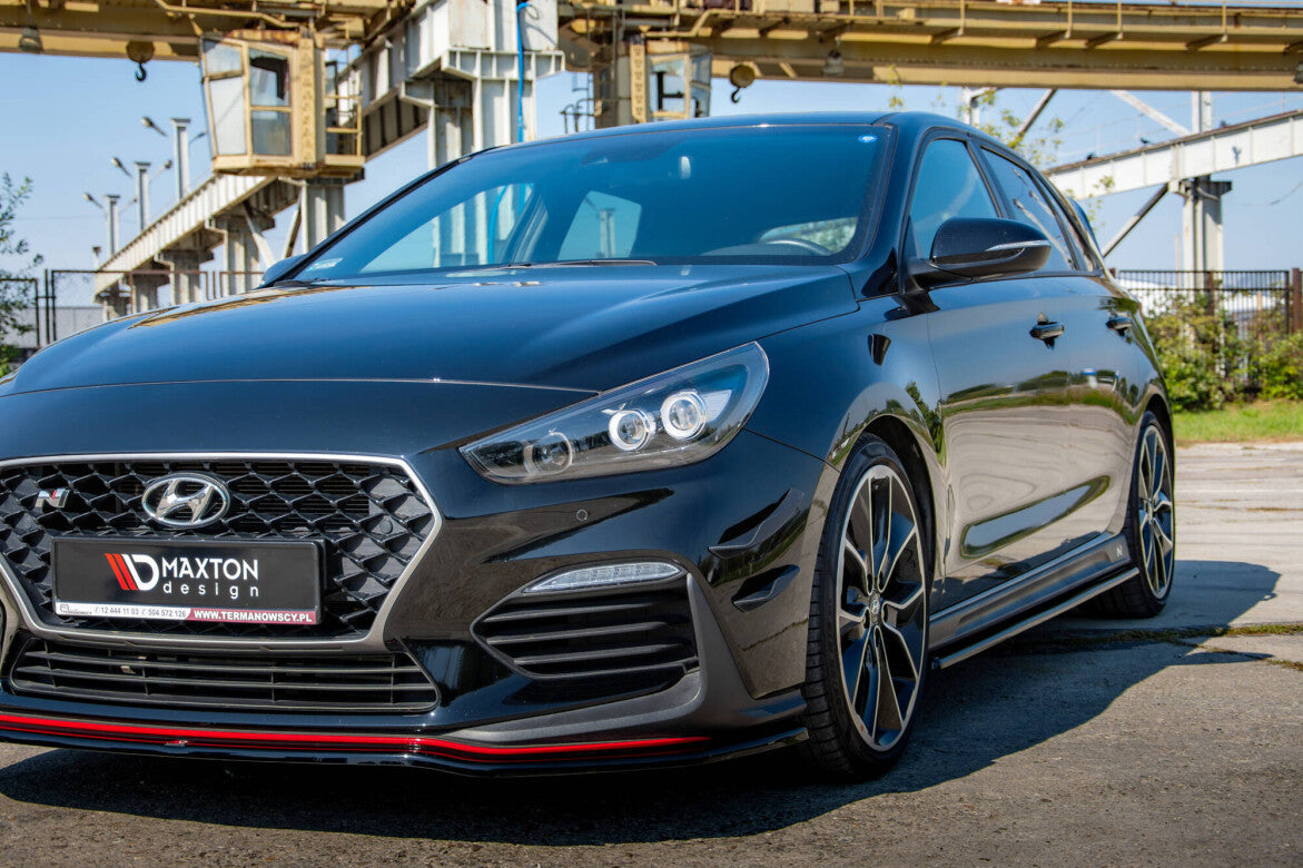 Stoßstangen Flaps Wings vorne Canards für Hyundai I30 N Mk3 Maxton Design