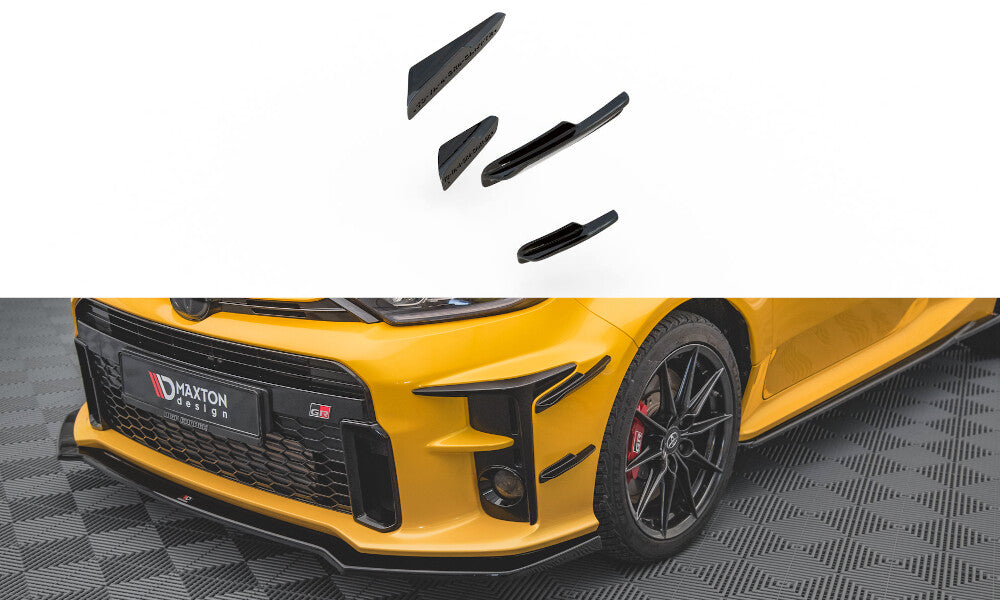 Stoßstangen Flaps Wings vorne Canards für Toyota GR Yaris Maxton Design