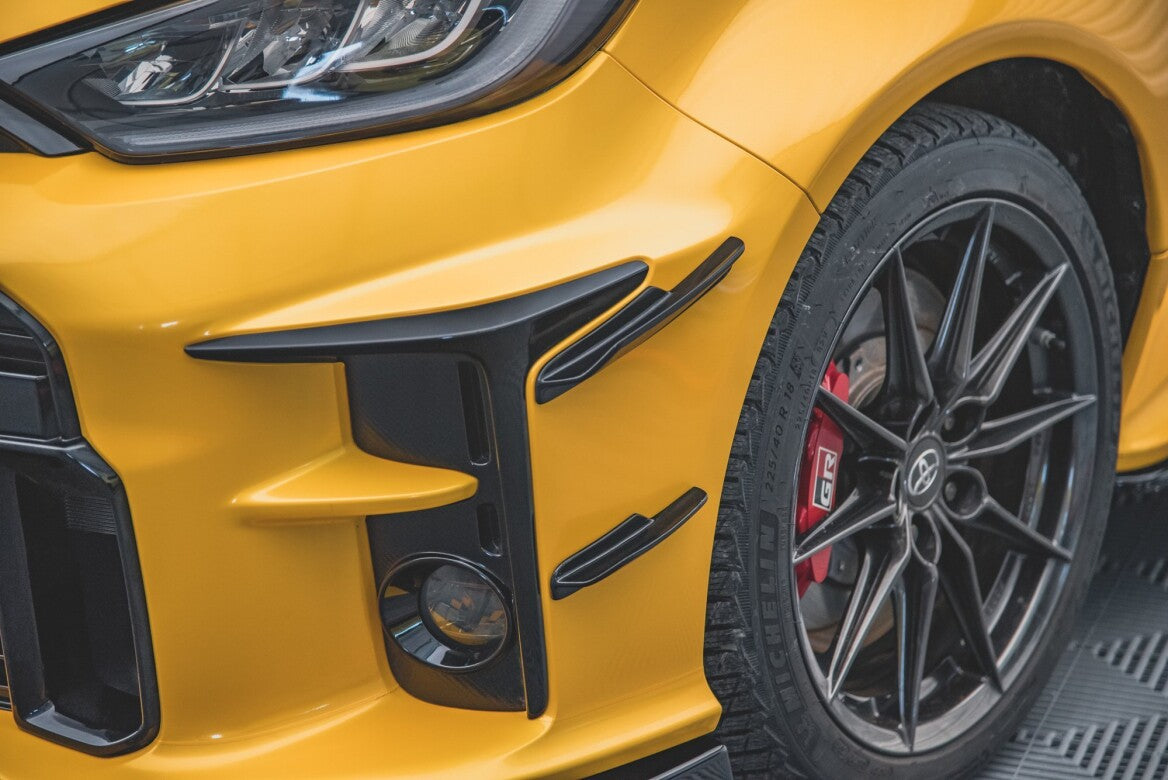 Stoßstangen Flaps Wings vorne Canards für Toyota GR Yaris Maxton Design