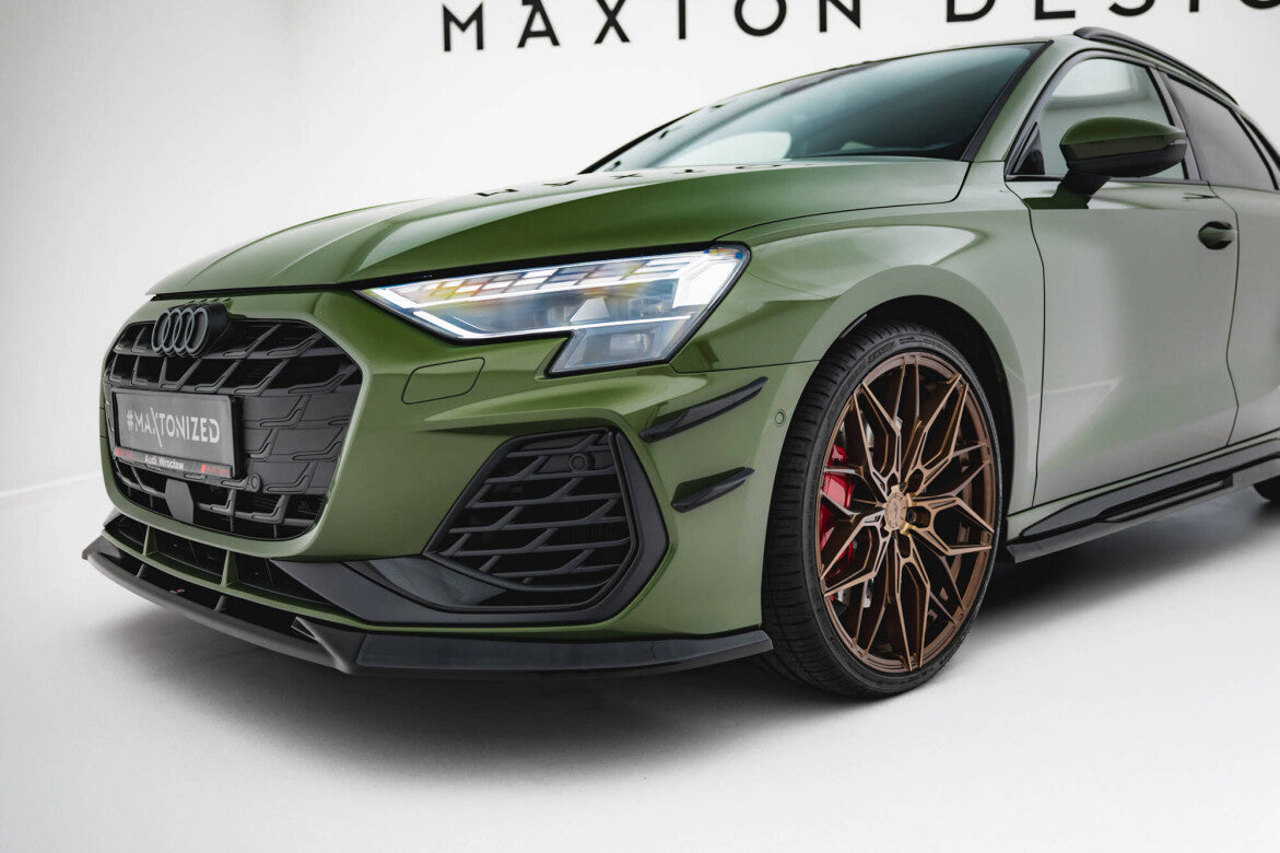 Stoßstangenflügel Wings vorne (Canards) für Audi S3 / A3 S-line 8Y Maxton Design