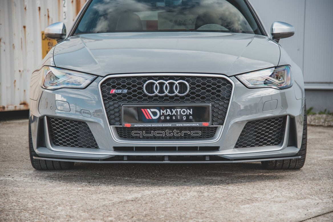 Street Pro Cup Spoilerlippe Front Ansatz für Audi RS3 8V Sportback Maxton Design