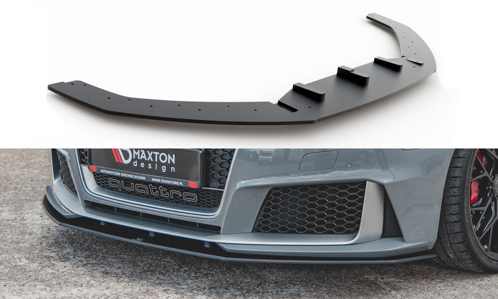 Street Pro Cup Spoilerlippe Front Ansatz für Audi RS3 8V Sportback Maxton Design