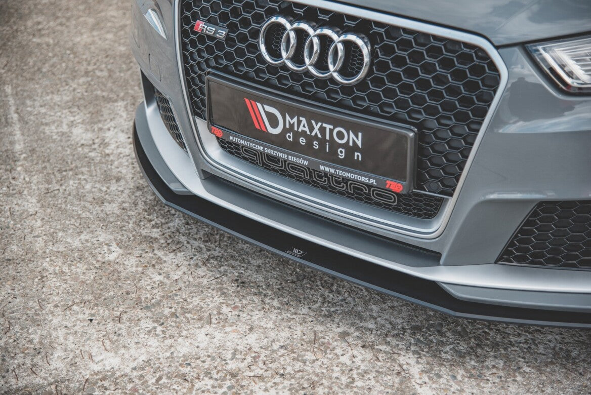 Street Pro Cup Spoilerlippe Front Ansatz für Audi RS3 8V Sportback Maxton Design