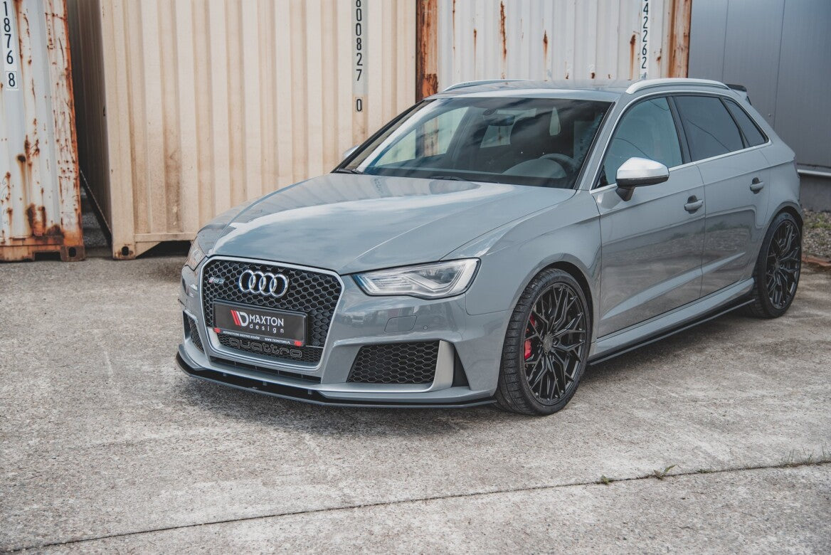Street Pro Cup Spoilerlippe Front Ansatz für Audi RS3 8V Sportback Maxton Design