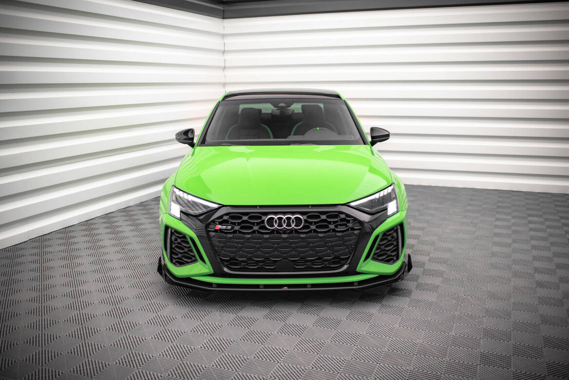 Street Pro Cup Spoilerlippe Front Ansatz für Audi RS3 Sportback 8Y Maxton Design