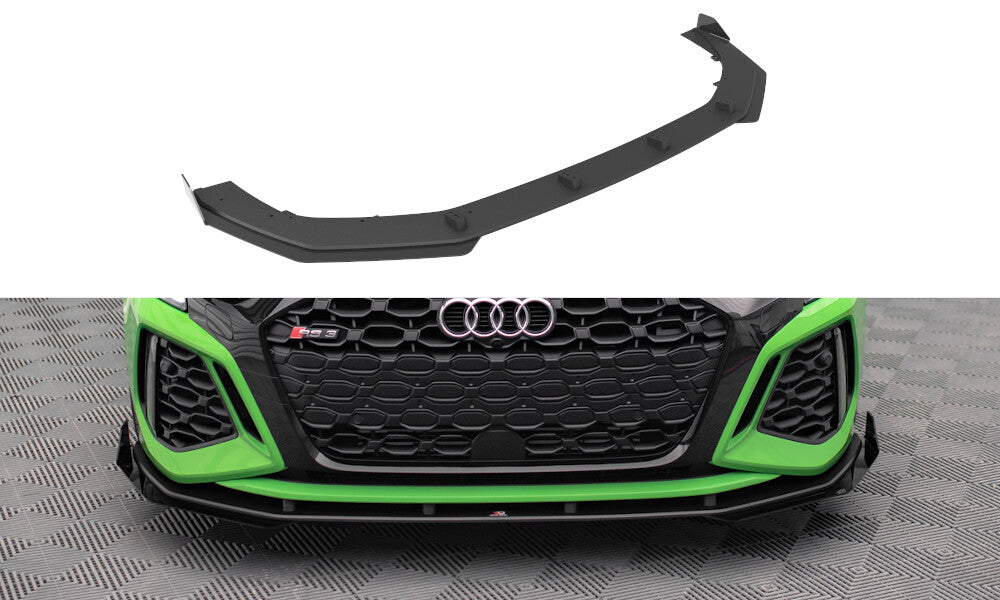 Street Pro Cup Spoilerlippe Front Ansatz für Audi RS3 Sportback 8Y Maxton Design